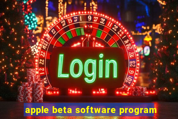 apple beta software program