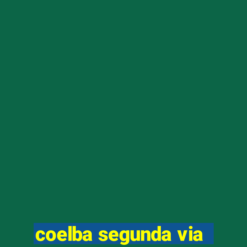 coelba segunda via