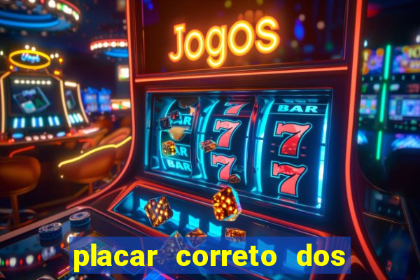 placar correto dos jogos de hoje