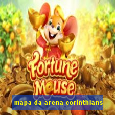 mapa da arena corinthians