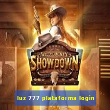 luz 777 plataforma login