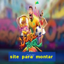 site para montar time de futebol