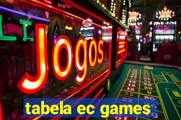 tabela ec games