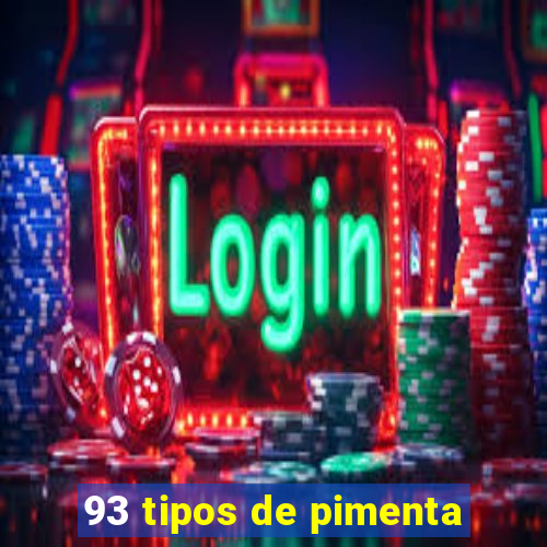 93 tipos de pimenta