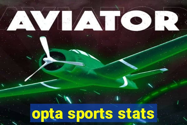 opta sports stats