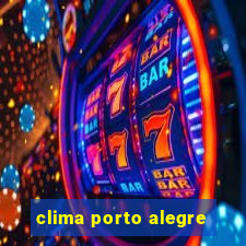 clima porto alegre